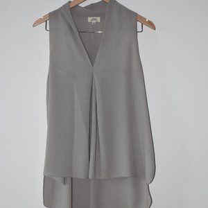 Grey Silk Tank Top, Wilfred, Size S